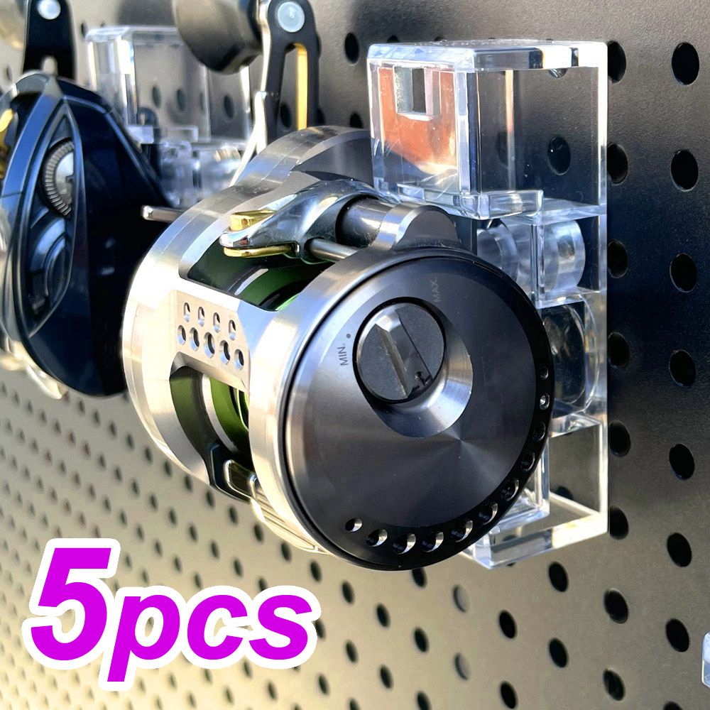 Spincast Reel - 5 unidades de soporte de pared