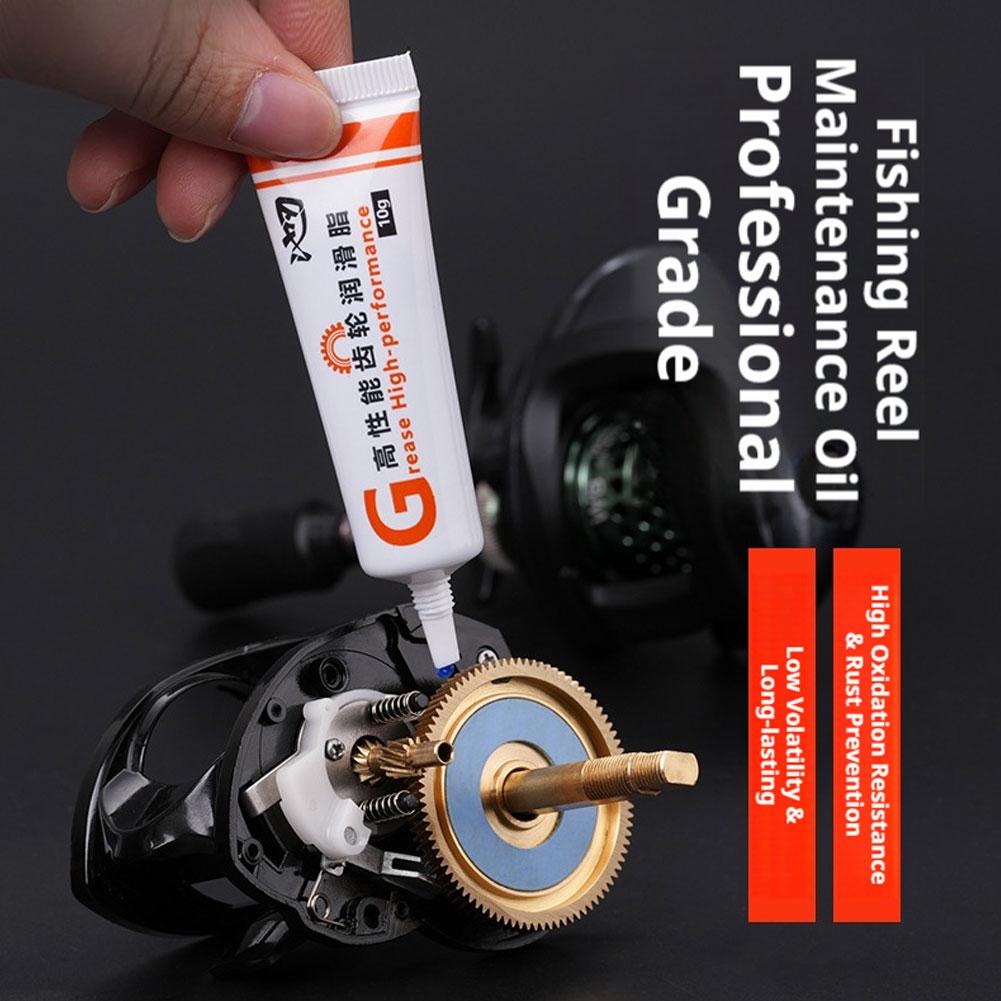 Reel Grease - Juego de grasa y aceite lubricante