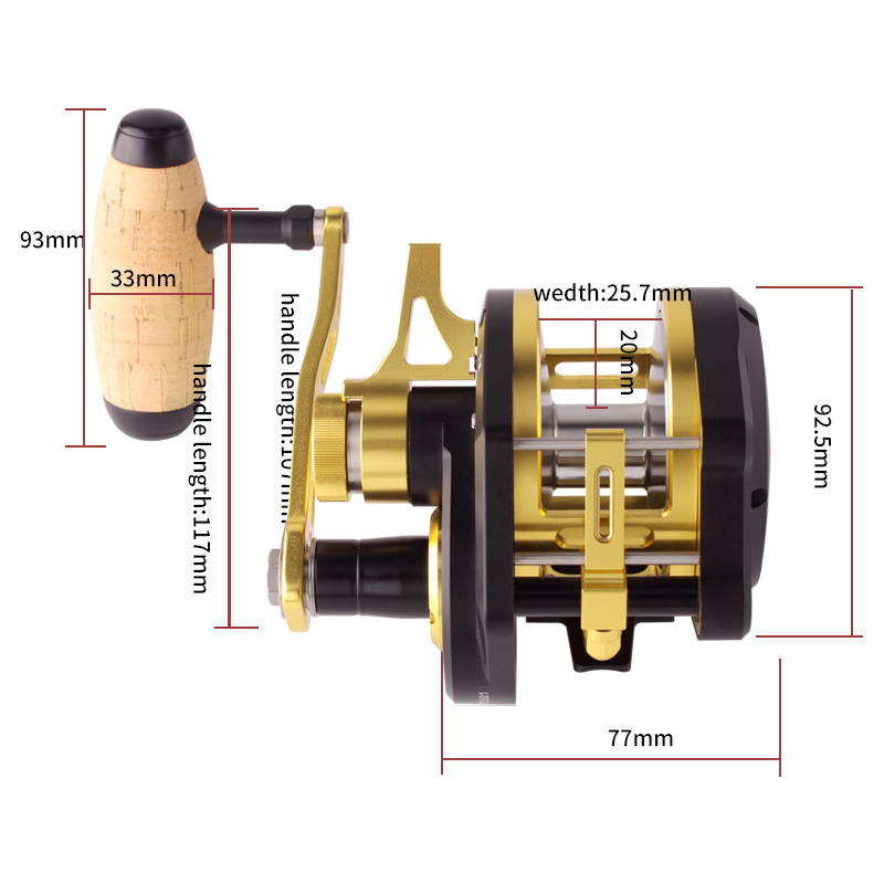 Reel Drag Knob - Carrete de Pesca Metálico RUKE para