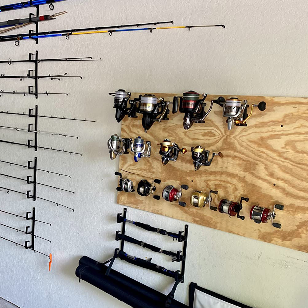 5 unidades de soporte de pared - Spincast Reel reseña y precio