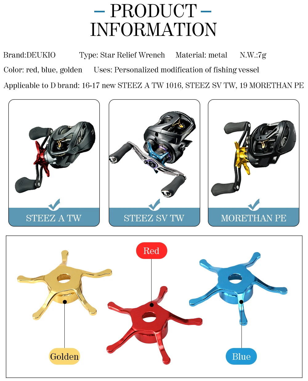Llave de desfrenado Star Drag  - Reel Drag Knob reseña y precio