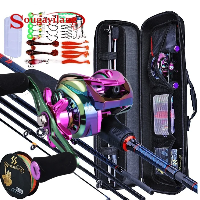 Cañas y carretes de pesca Soug - Spincast Reel reseña y precio