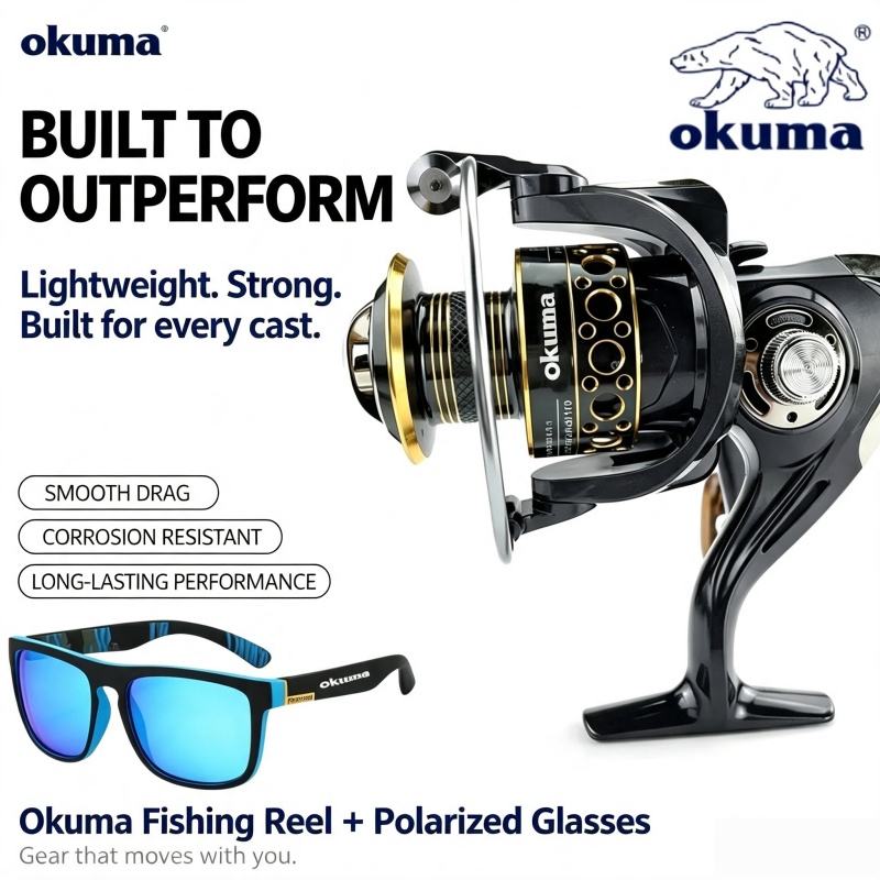 Carrete de Pesca OKUMA-Spinnin - Trolling Reel reseña y precio